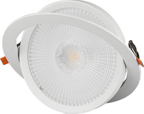 lampa sufitowa VT-2-30 led 30W 3000K 2700 lm 225 mm biała