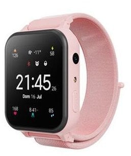 CANYON Smartwatch dla dzieci Alfie KW-37 MP3 Nauka i Zabawa Różowy