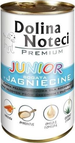 Dolina Noteci Dolina Noteci PREMIUM Junior bogata w jagnięcinę 12x400g