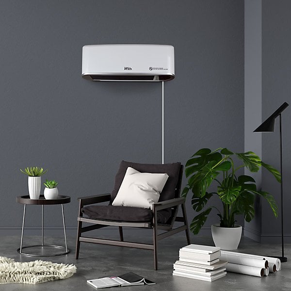 Grzejnik ACV Elektryczny grzejnik ścienny z wentylatorem, 2000 W