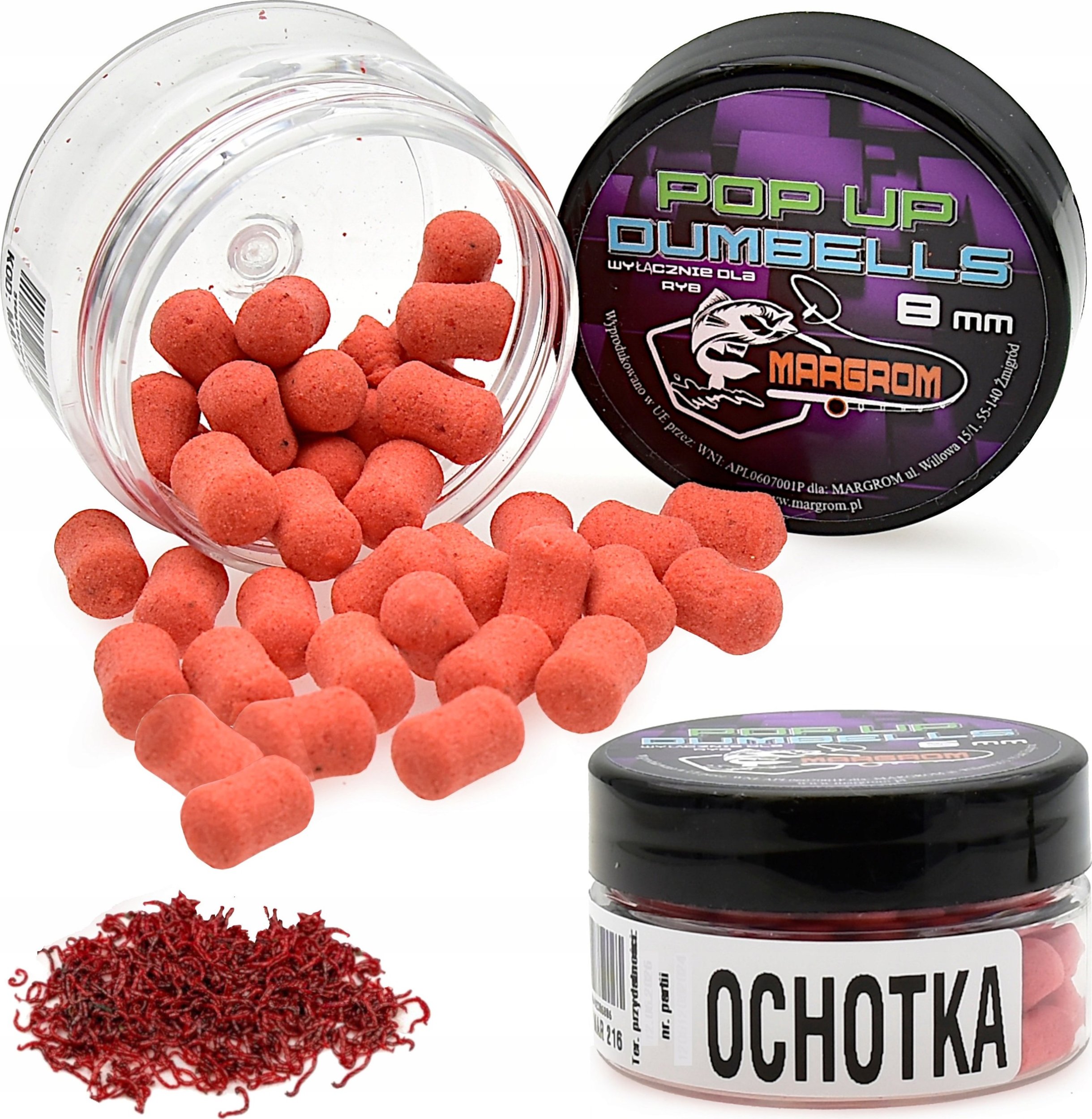 Margrom Dumbells POP UP 8 mm OCHOTKA przynęt Method Feeder