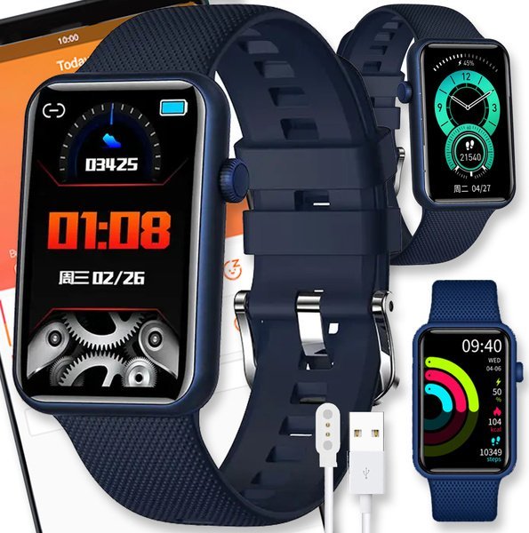Smartwatch Active Band SMARTWATCH ZEGAREK SMARTBAND MENU POLSKIE DAMSKI ROZMOWY MĘSKI SMART WATCH HT5Pro