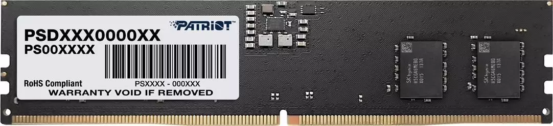 Pamięć Patriot Signature, DDR5, 32 GB, 5600MHz, CL46 (7D5A56CE0HVA2B3)