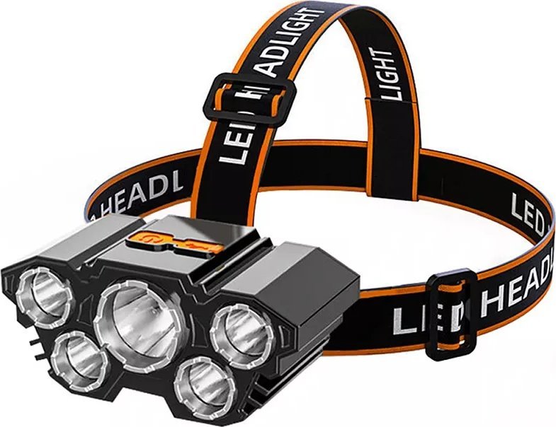 Latarka Tech-Led Latarka czołowa L-T21 posiada 4 tryby pracy 5 super jasnych diod LED Latarka czołowa L-T21 posiada 4 tryby pracy 5 super jasnych diod