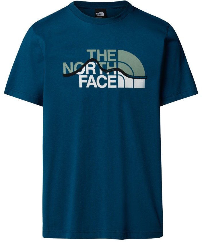 Koszulka The North Face M Mountain Line Tee męska : Kolor - Granatowy, Rozmiar - XS