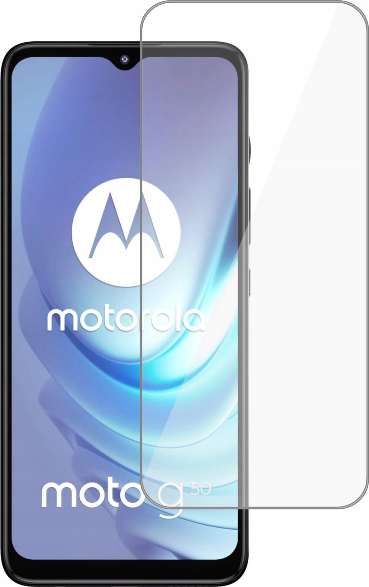 etumi Szkło Hartowane 9H Do Motorola Moto G50 5G Szybka Szkiełko Ochronne Na Ekran Twarde Płaskie Przód / Ochrona Matrycy Telefonu Glas0260