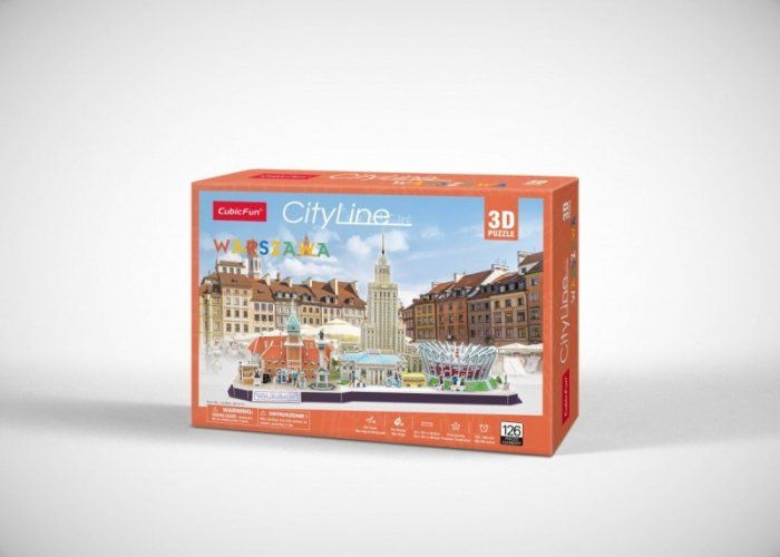 CHARGERCUBE PUZZLE 3 D CITYLINE WARSZAWA