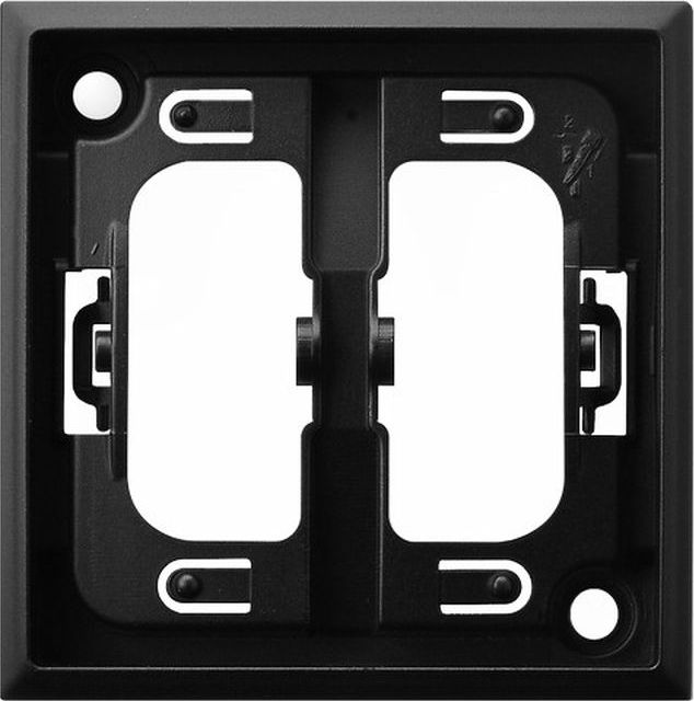 Ospel ARIA Ramka ozdobna mocująca czarny metalik RO-1U/33