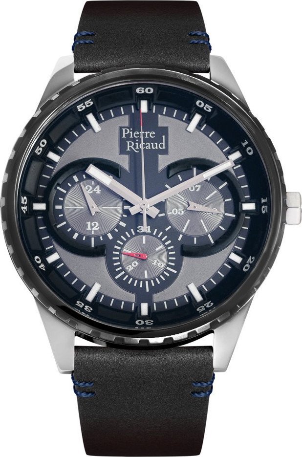Zegarek Pierre Ricaud Zegarek męski Pierre Ricaud P60031.Y217QF czarny