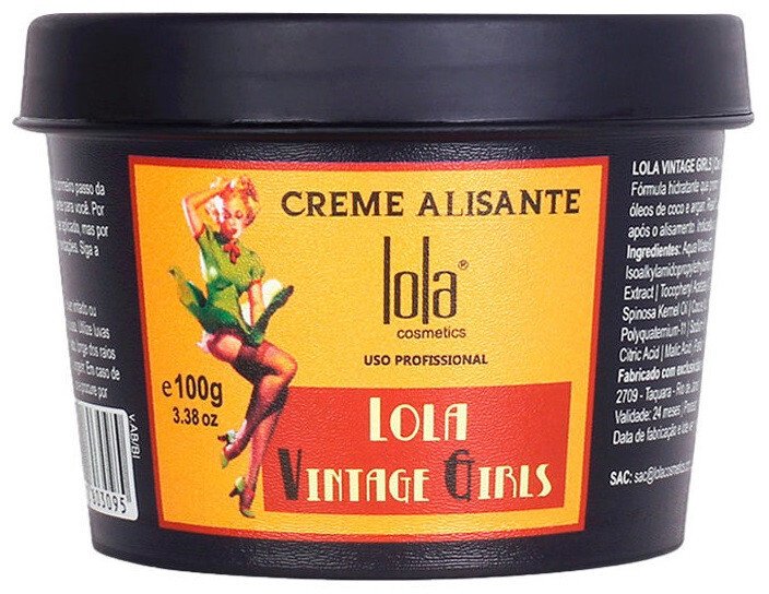 Lola Cosmetics Lola Vintage Girls wygładzający krem do włosów 100g
