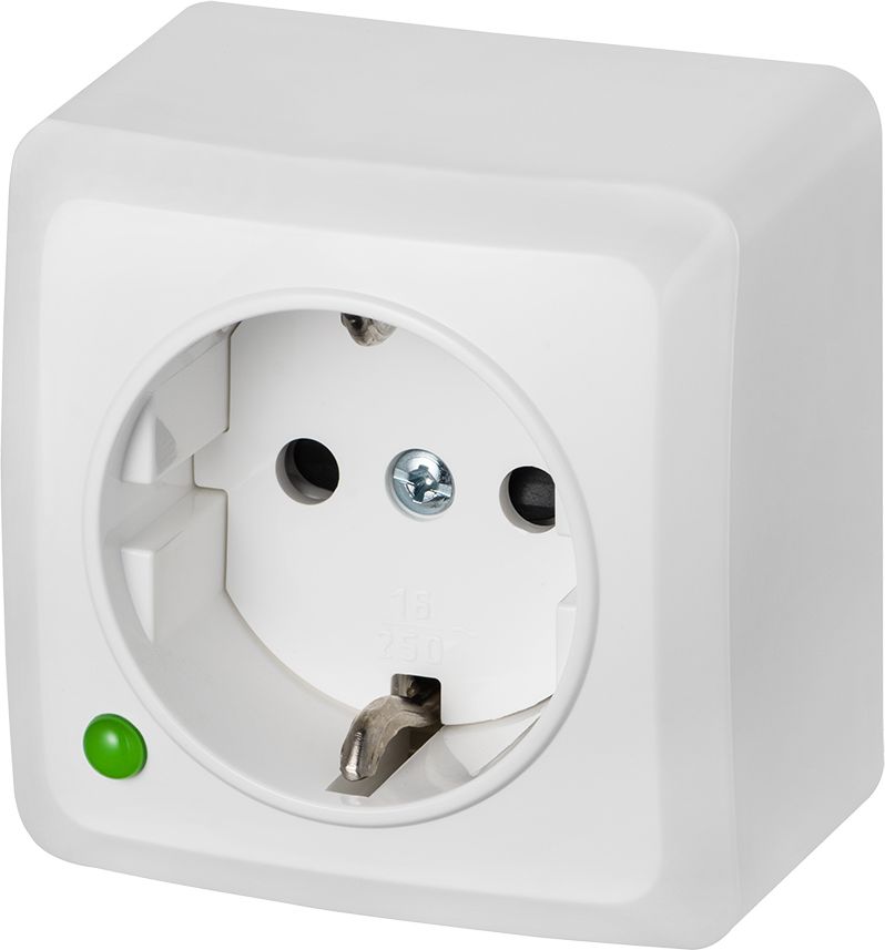 Elektro-Plast BERG Gniazdo pojedyncze schuko n/t 2P+Z 16A (3737-00)