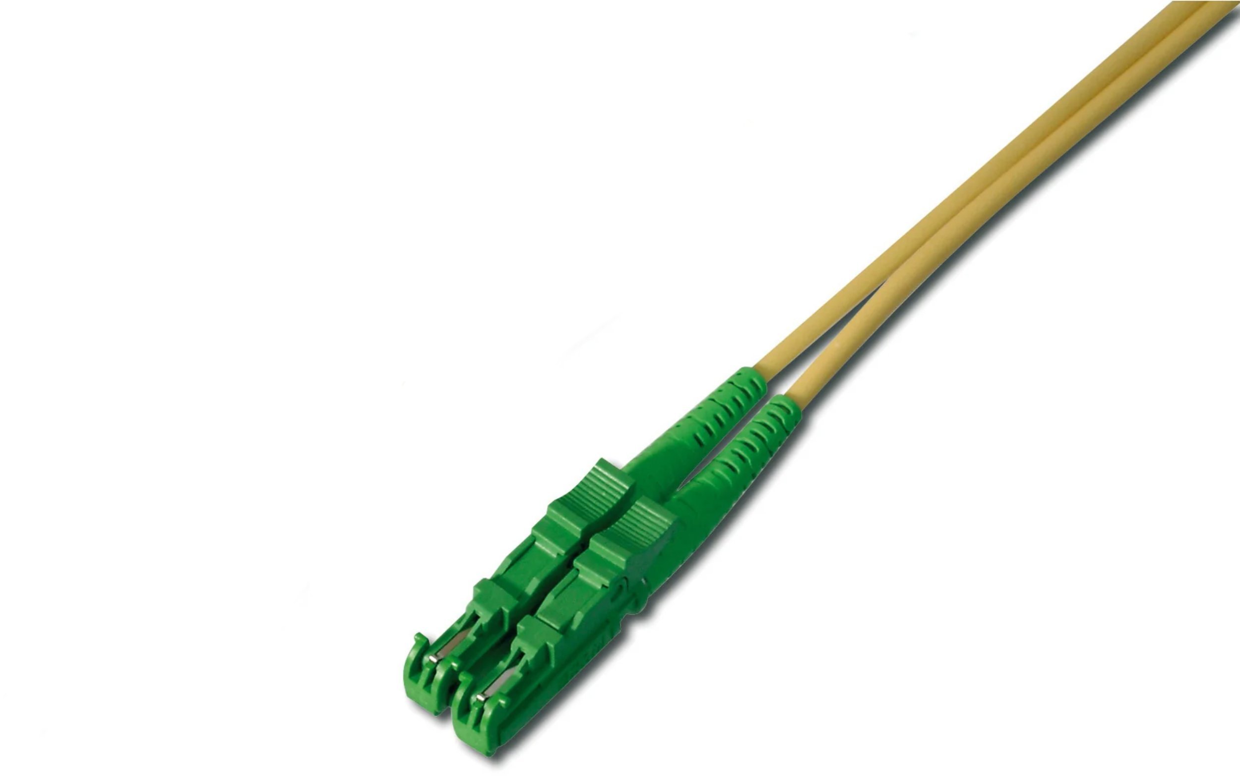 Equip Patchkabel E2000/APC->E2000/APC 0.50m SM Dupl.OS2 żółty