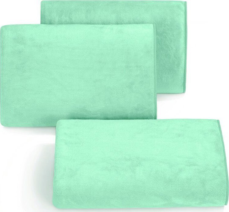 Eurofirany Ręcznik szybkoschnący z mikrofibry AMY 80X150 jasny turkusowy