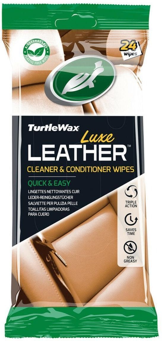 WIPES TW FOR LEATHER 24PCS