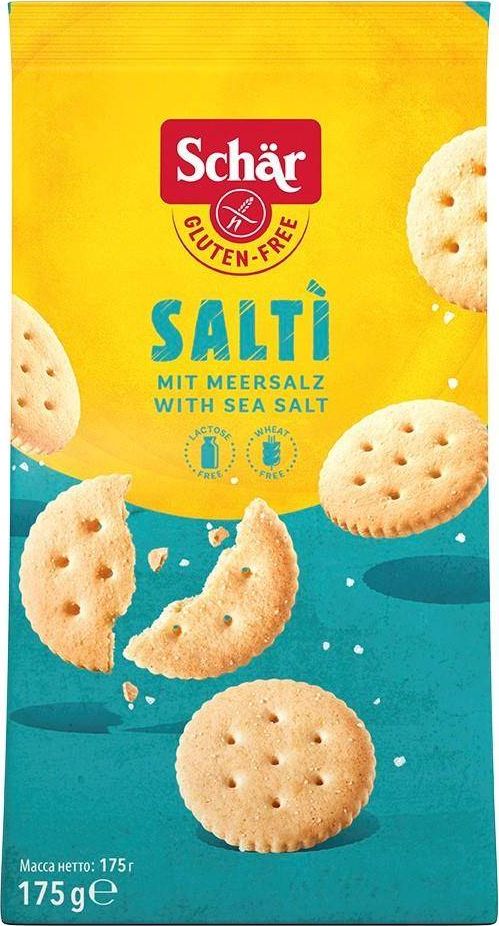 Schar Salti słone krakersy 175g bezglutenowe Schar