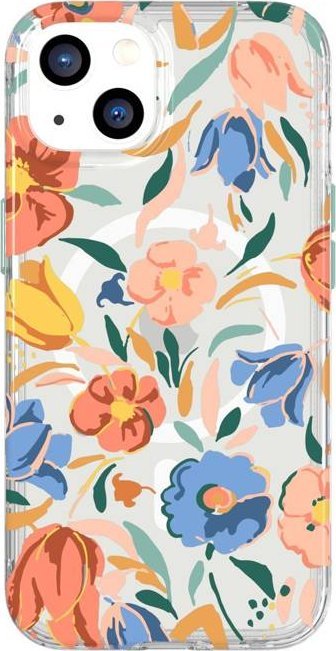 Tech 21 TECH21 ETUI T21-9321 EVO ART MAGSAFE IPHONE 13 PEACH TULIP