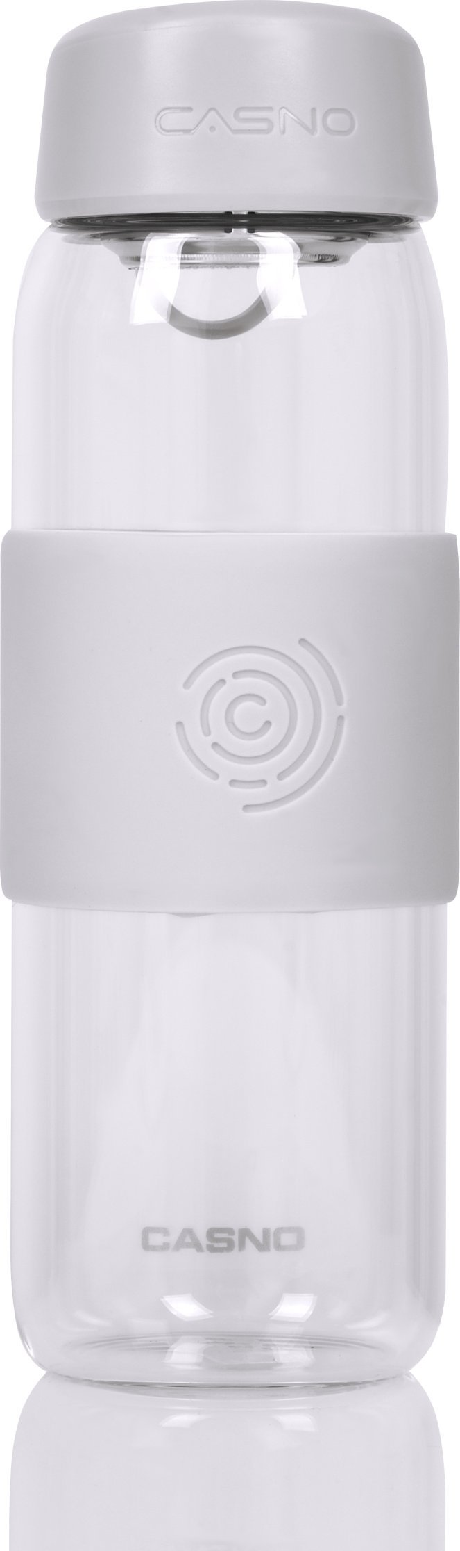 Butelka szklana Casno Michigan 600 ml szara