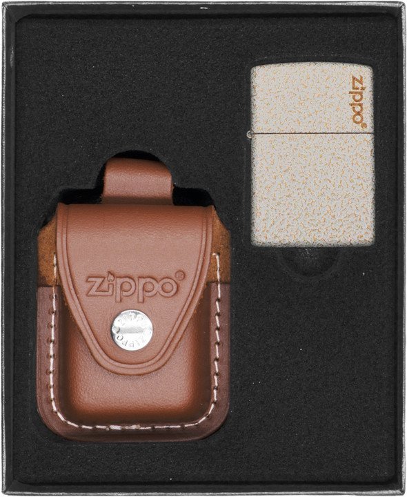 Zestaw ZIPPO Zapalniczka MERCURY GLASS LOGO Prezentowy No2