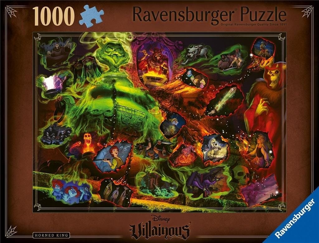 Ravensburger Puzzle 1000 Villainous. Rogaty Król