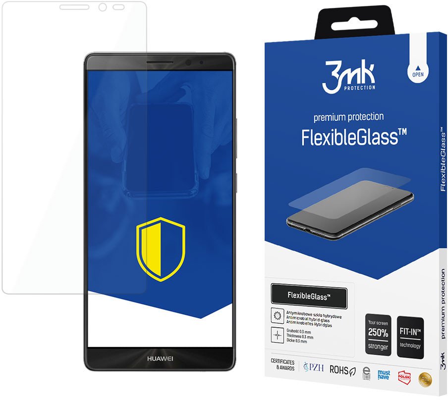 3MK Grūdinto stiklo ekrano apsauga 3MK Flexible Glass, skirta Huawei Mate 8 telefonui, skaidri