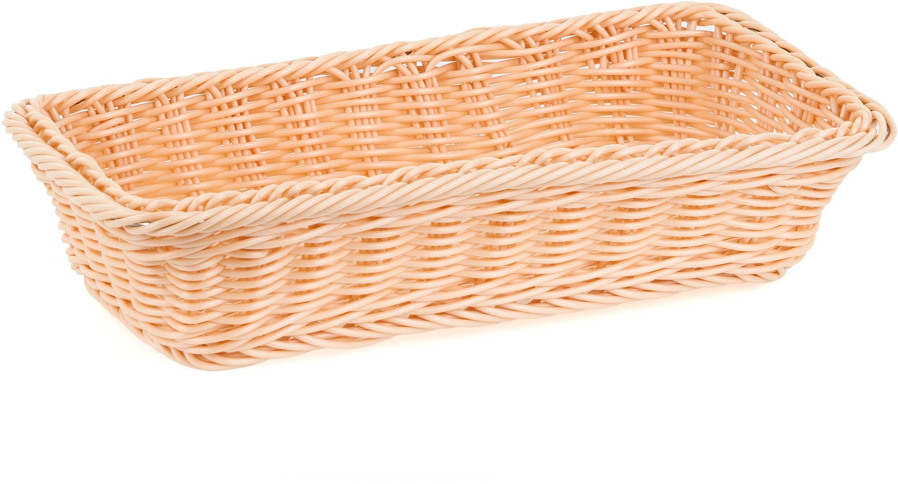 Koszyk prostokątny z polirattanu GN 1/3 325x176x65 mm, beżowy | TECHNICA, Gold Line