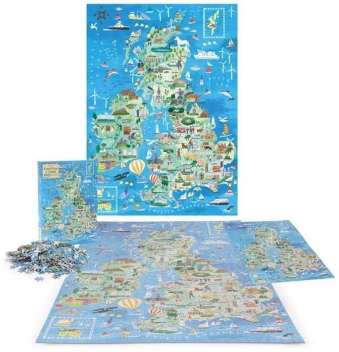 Puzzle 1000 Wielka Brytania i Irlandia