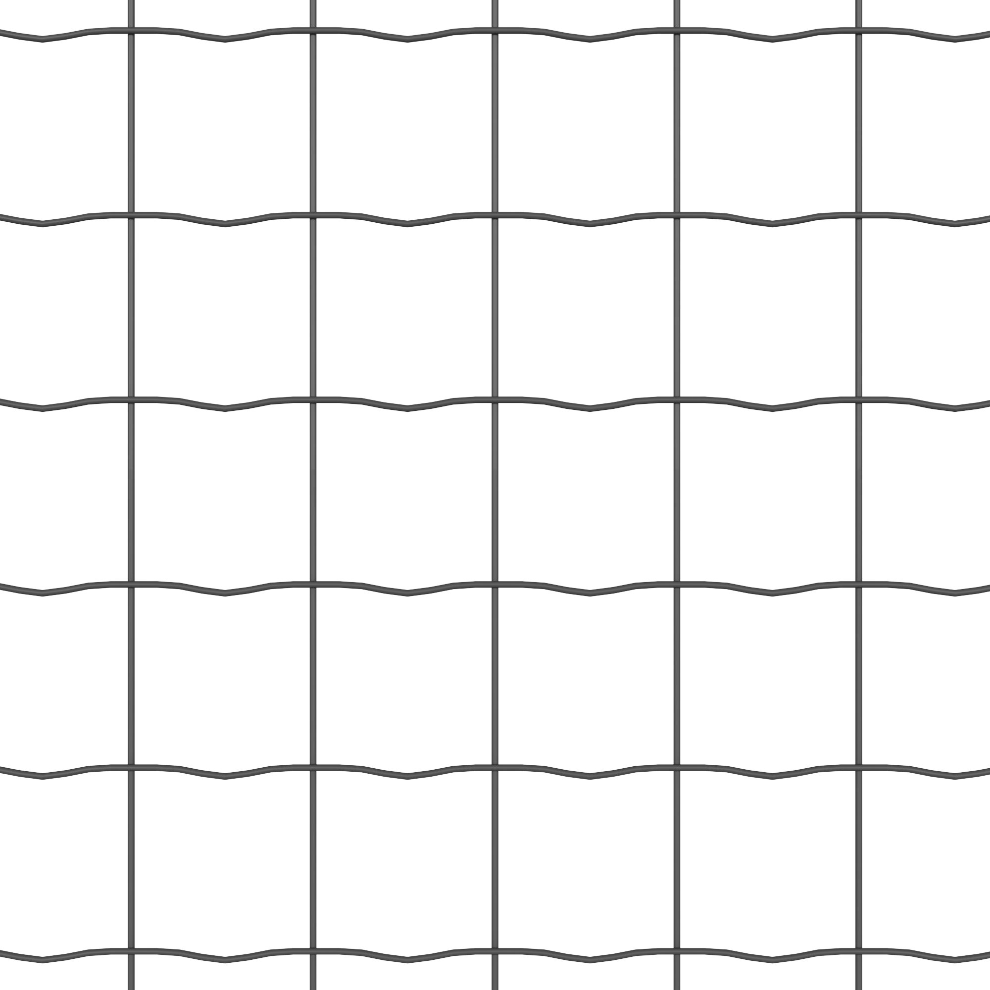 vidaXL Ogrodzenie Euro z 7 słupkami 1.6x10 m z ocynkowanej stali