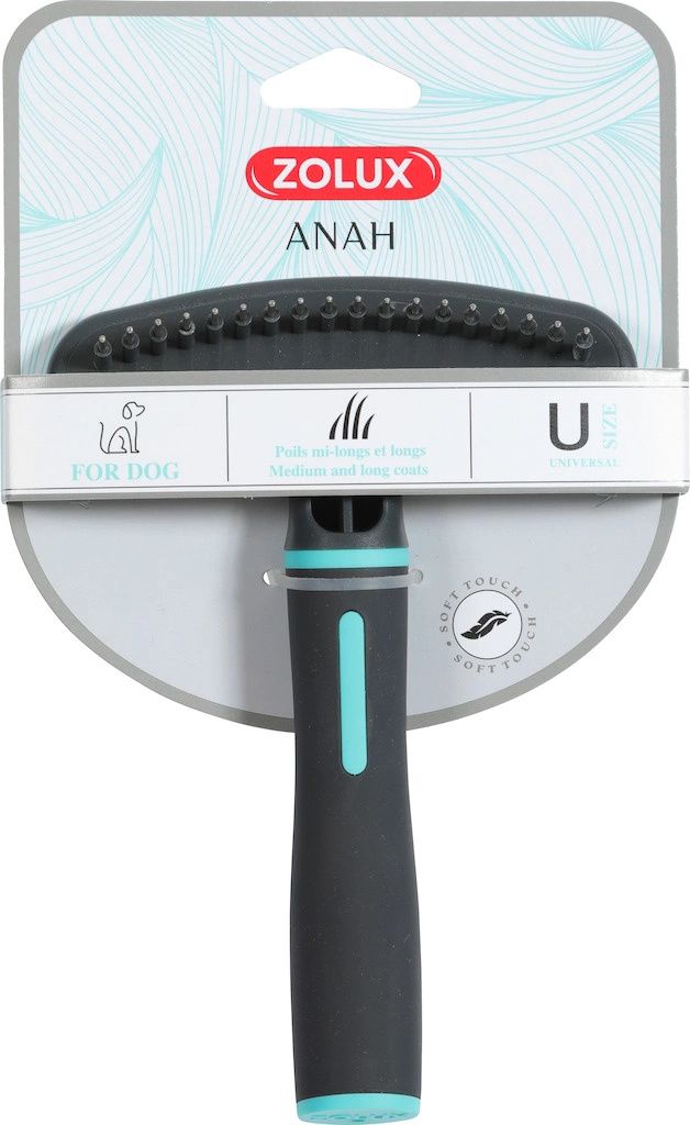 Zolux ANAH Zgrzebło wysuwane 18 zębów