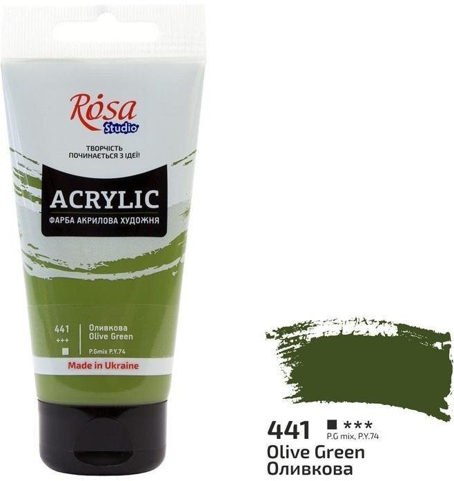 Farba akrylowa olive green 441 75ml