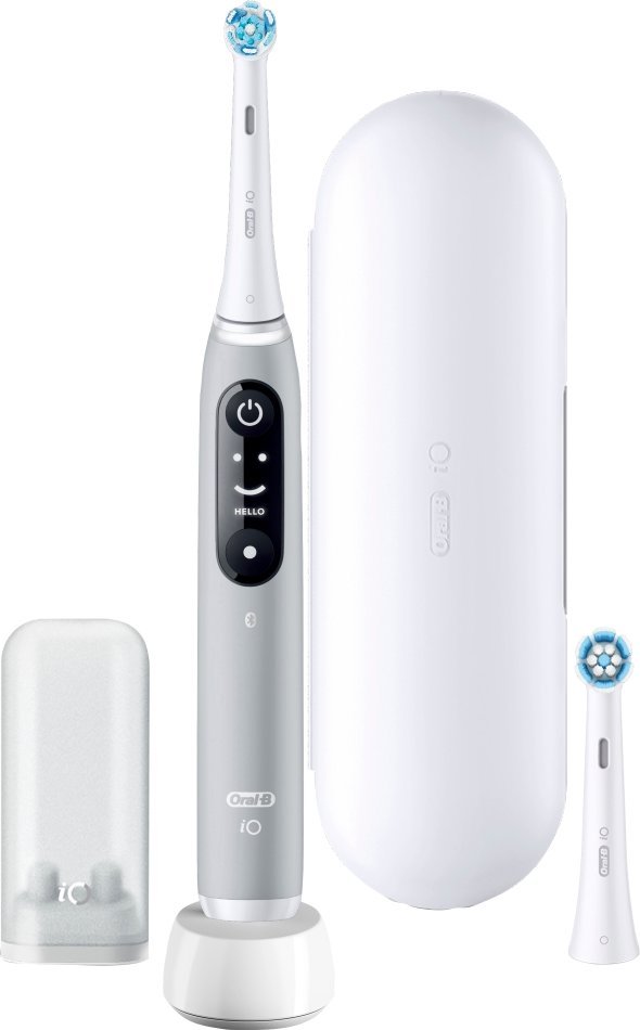 Szczoteczka Oral-B Szczoteczka magnetyczna iO Series 6 Grey Opal + dodatkowa końcówka