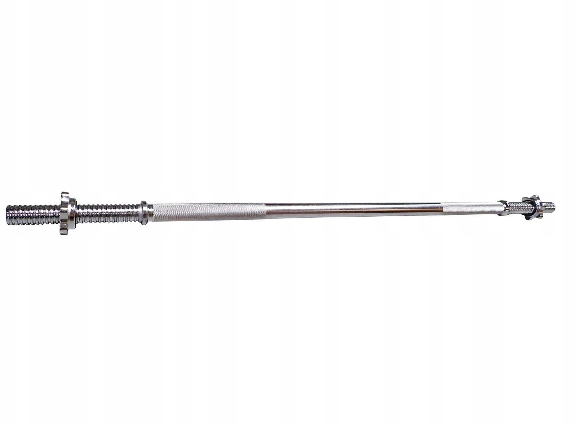 Gryf Prosty Stalowy Sztanga do Ćwiczeń Śrubowy KUBISPORT 1200/25 mm