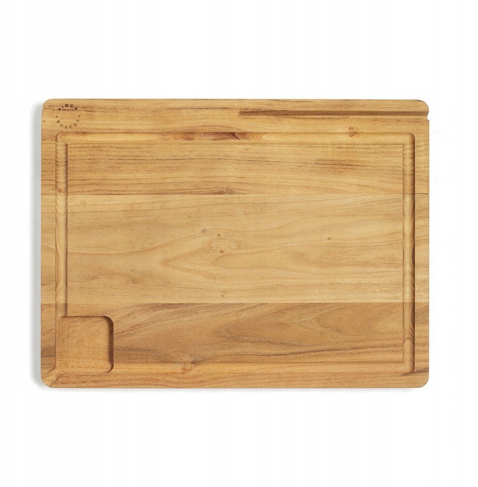 Deska do krojenia z drewna tekowego VINGA BUSCOT / brązowy / 40x30