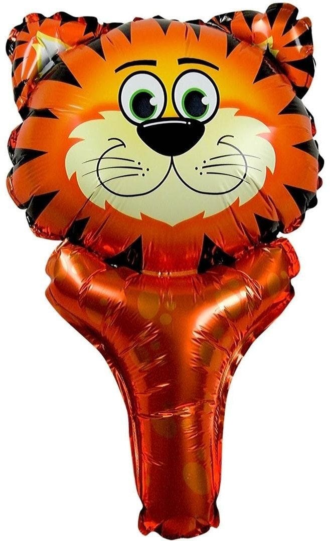 Balon foliowy zwierzątko z uchwytem tygrys