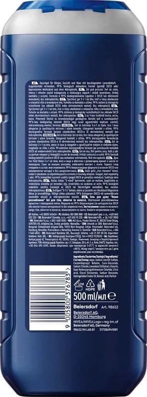 NIVEA Men Total Relax Żel pod prysznic dla mężczyzn 500 ml