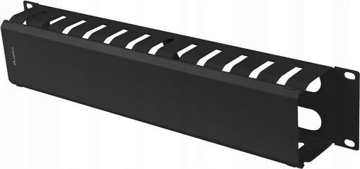 Lanberg Organizer kabli Lanberg AK-1705-B 19" 1U z zaślepką typ A czarny