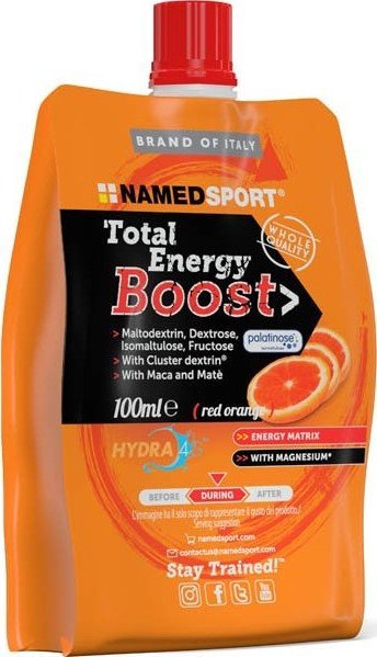 NamedSport Namedsport Total Energy Boost 100 ml o smaku czerwonej pomarańczy - WYSYŁAMY W 24H!
