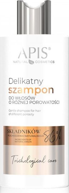 Apis Trichological Care delikatny szampon do włosów o różnej porowatości 300ml
