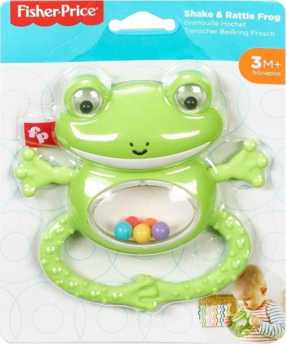 Fisher Price Grzechotka Sensoryczne zwierzątko żabka