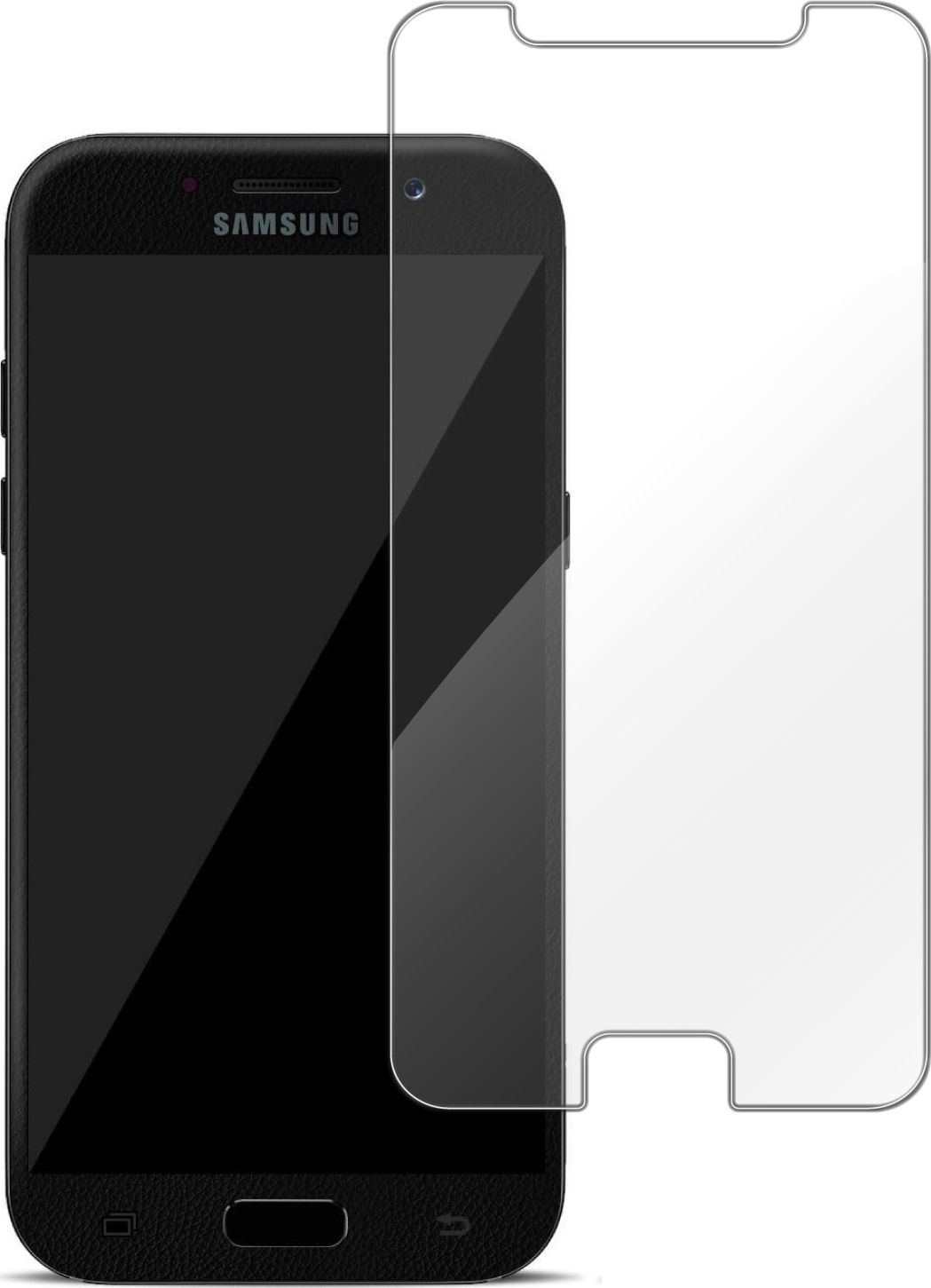 etumi Szkło Hartowane Do Samsung A5 2017 Szybka Na Ekran Szkiełko Ochronne Na Ekran Twarde Płaskie Przód / Ochrona Matrycy Telefonu Glas0036