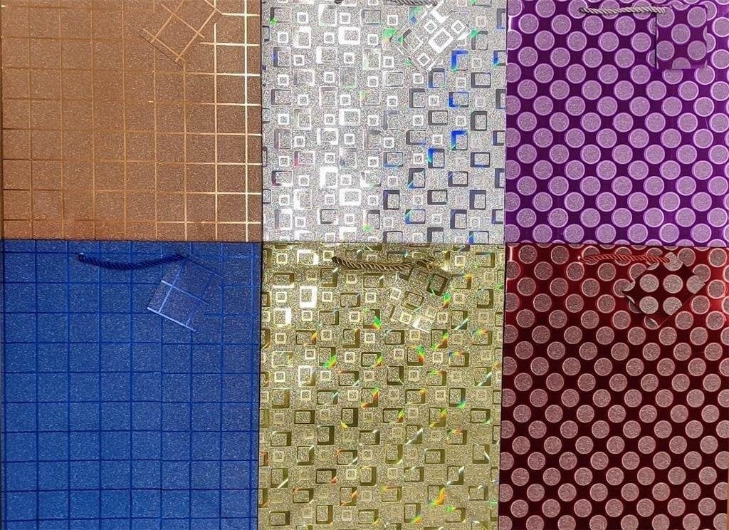 Panorama Torebka ozdobna brokat złocona PL-6 średnia mix