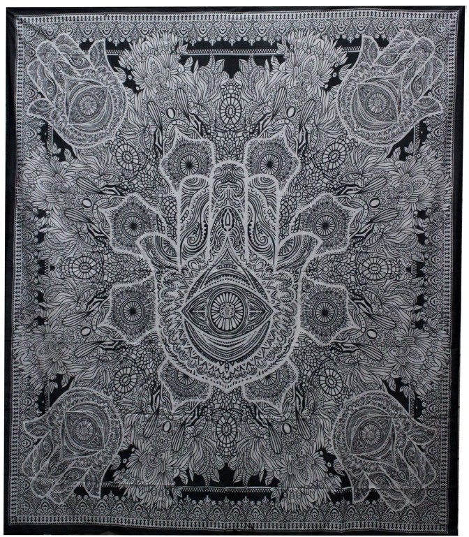 Bawełniana Ozdoba Ścienna - Hamsa