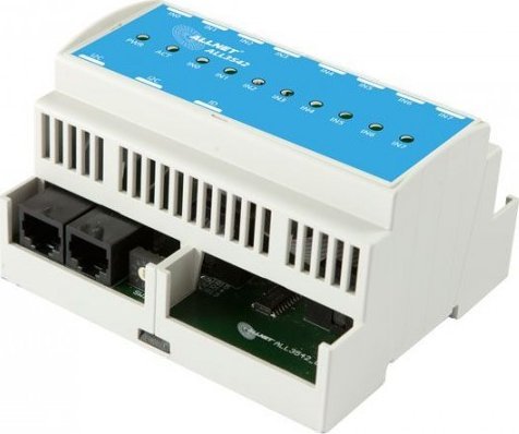 System przekazu sygnału AV Allnet ALLNET MSR IO ALL3542 HUT / 8fach Kontakteingang m. Impulsverlängerung