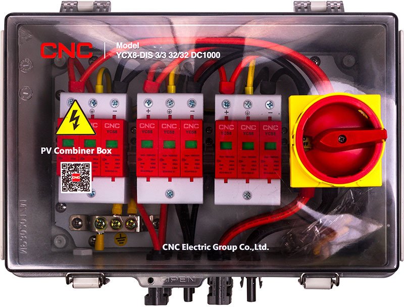 CNC CNC PV atjungimo skydelis, DC 3in-3out, IP66