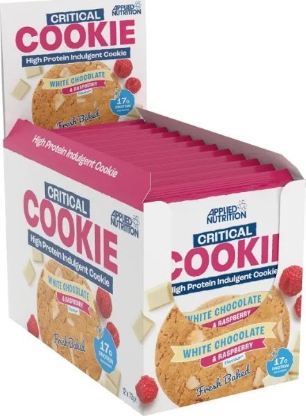 Applied Nutrition Applied Nutrition - Critical Cookie, White Chocolate & Raspberry, 12 x 73g