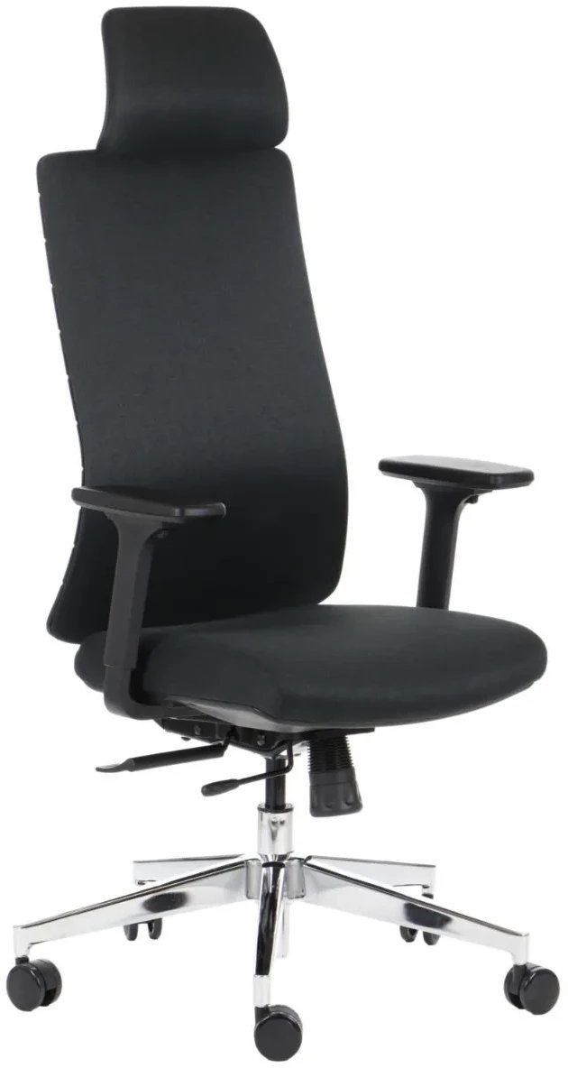 Fotel biurowy AKCENT F czarny STEMA