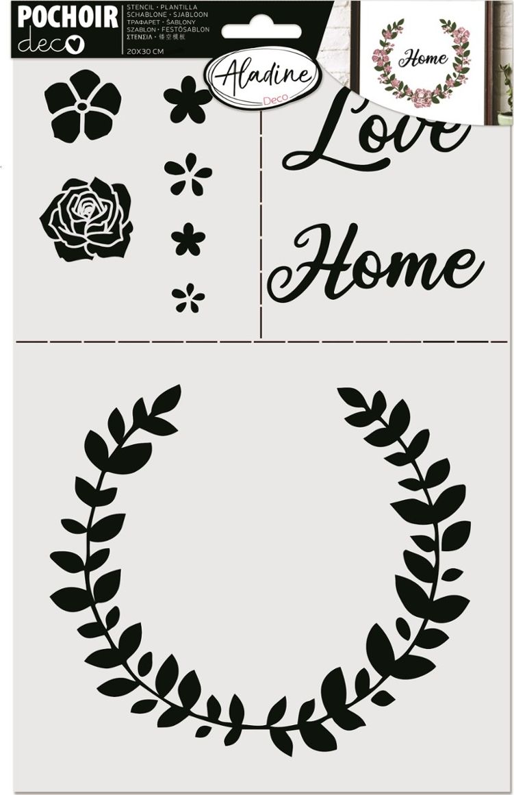 Aladine Szablon 30x20 cm Wieniec
