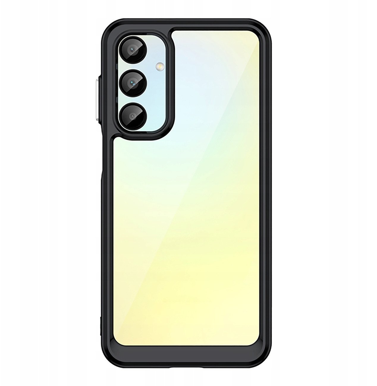Etui silikonowe Outer Space Case z żelową ramką do Samsung Galaxy A16 / A16 5G - czarne