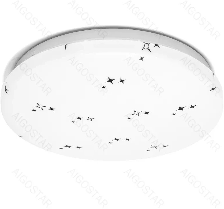 Lampa sufitowa LED 12W 1300lm 6500K-z efektem gwiazd zimna