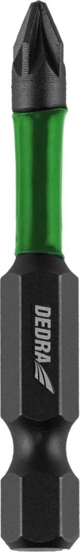 Dedra Końcówki wkrętakowe udarowe Pozidiv PZ2x50mm, 2szt blister