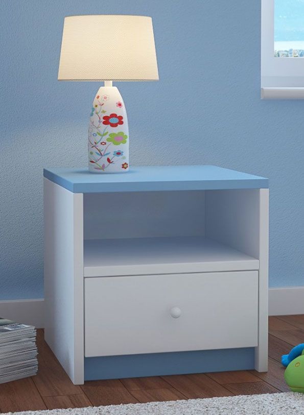 Elior Szafka nocna dla chłopca Happy 4X - niebieska